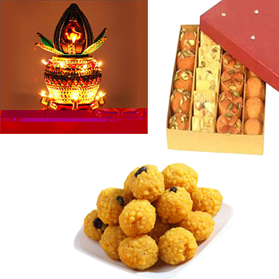 "Kalsam with Lights, Sweets - Click here to View more details about this Product